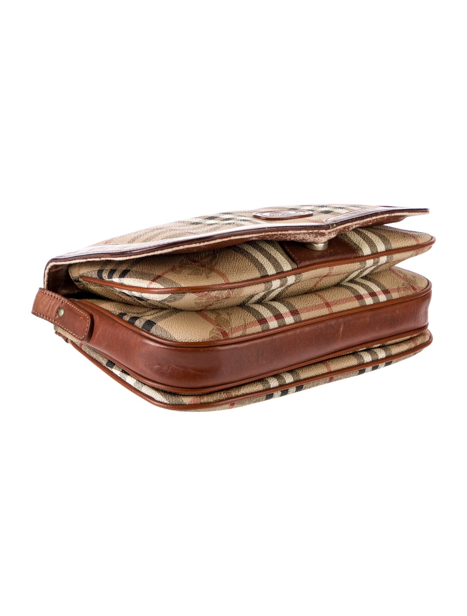 Burberry's Haymarket Check Crossbody Bag Small Vintage